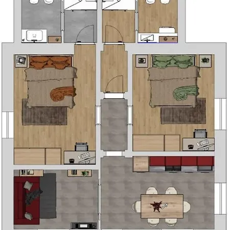 Le Reve D'emilie- Family House Apartment *